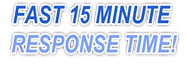 15 minute response time